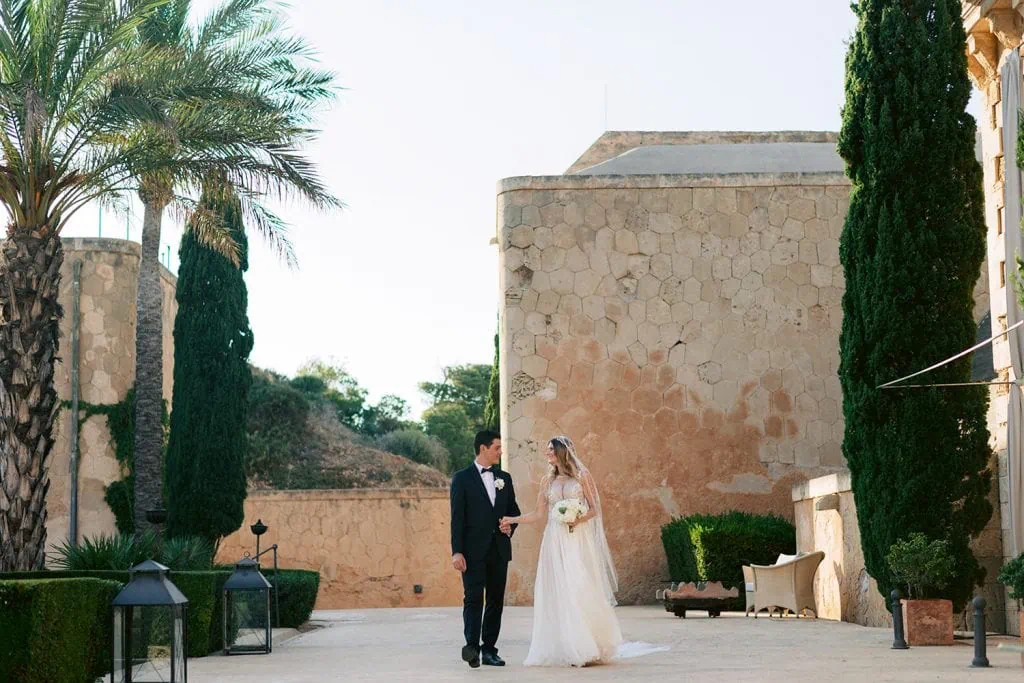Mallorca Elopement Made Easy: Your Stress-Free Guide 7 Couple Eloping in Cap Rocat Mallorca - Wieslaw Photographer