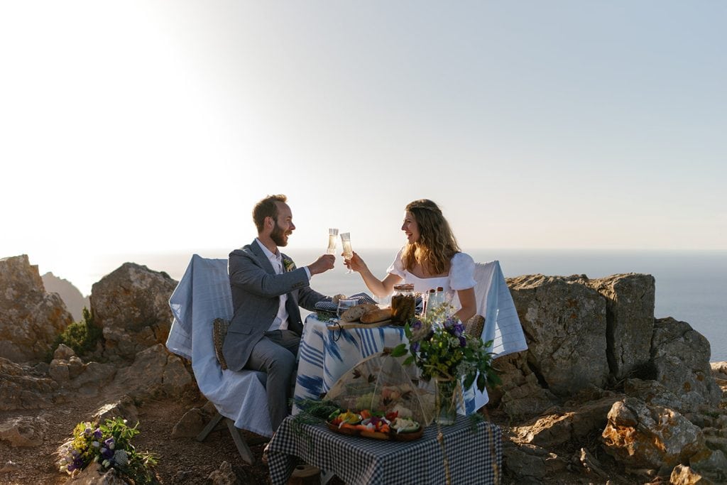 Mallorca Elopement Made Easy: Your Stress-Free Guide 13 Elopement Sunset Dinner at Cap de Formentor Mallorca