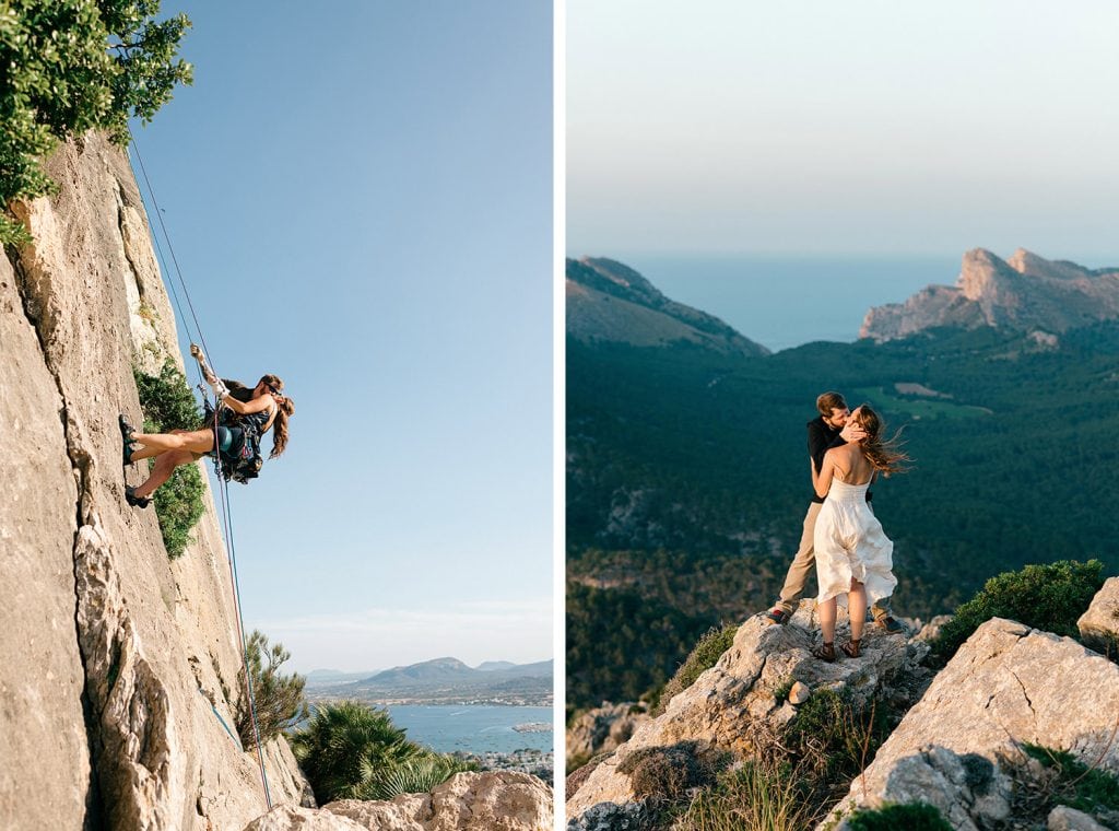 Mallorca Elopement Made Easy: Your Stress-Free Guide 16 Adventure Climbing Elopement Mallorca